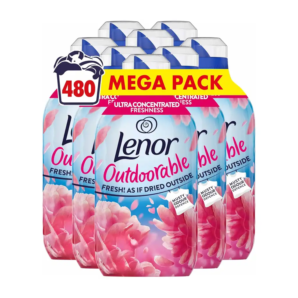 Lenor Outdoorable Fabric Conditioner 480 Washes – Floral Fresh Scent Lenor Outdoorable Fabric Conditioner 480 Washes – Floral Fresh Scent