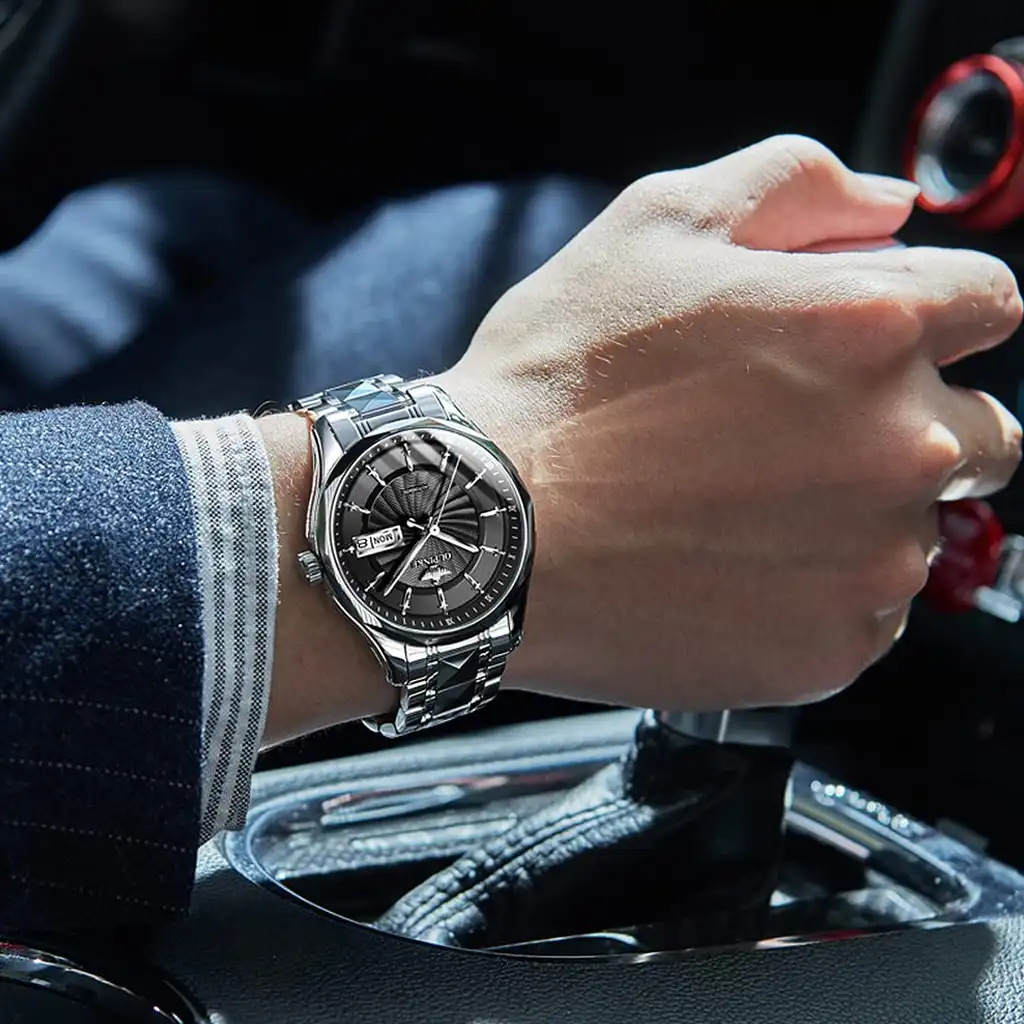Men’s Automatic Stainless Steel Watch – Waterproof Men’s Automatic Stainless Steel Watch – Waterproof