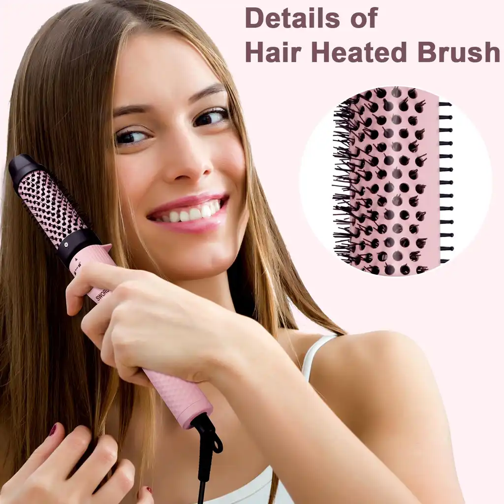 4-in-1 Ceramic Hair Curler & Straightener Brush Set 4-in-1 Ceramic Hair Curler & Straightener Brush Set