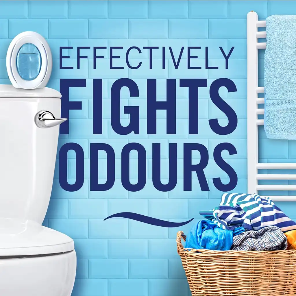 Febreze Bathroom Air Freshener Vanilla – 8 Pack, Odour Eliminator Febreze Bathroom Air Freshener Vanilla – 8 Pack, Odour Eliminator