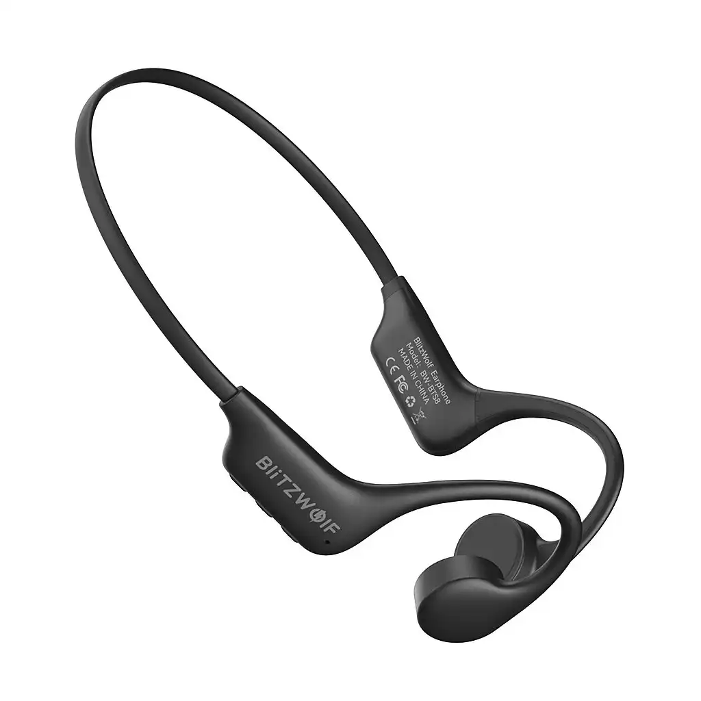 BlitzWolf BW-BTS8 Bone Conduction Earbuds Ideal for Gaming 32GB, IPX8 BlitzWolf BW-BTS8 Bone Conduction Earbuds Ideal for Gaming 32GB, IPX8