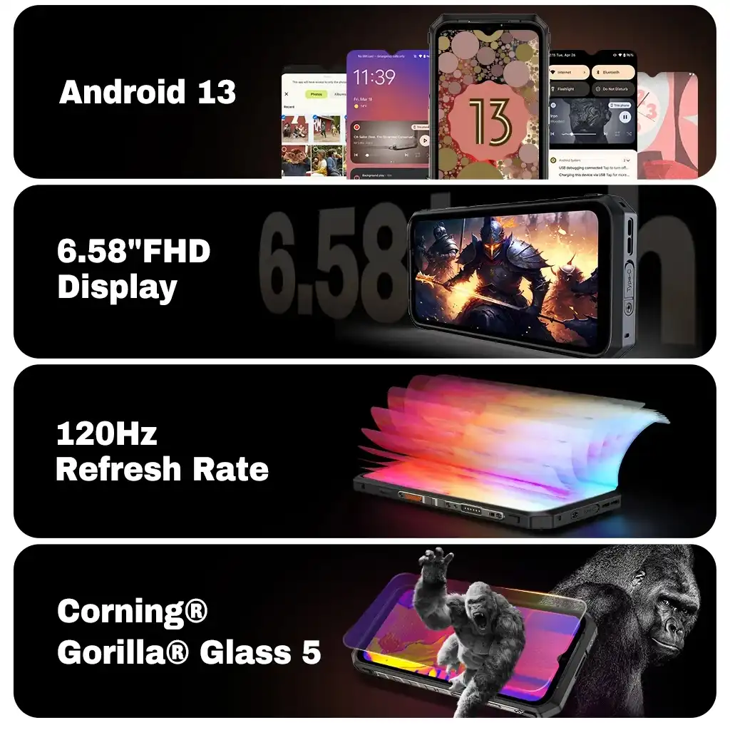 Ulefone Power Armor 18T Ultra 5G Rugged Smartphone, 108MP, Thermal Cam, 9600mAh Ulefone Power Armor 18T Ultra 5G Rugged Smartphone, 108MP, Thermal Cam, 9600mAh