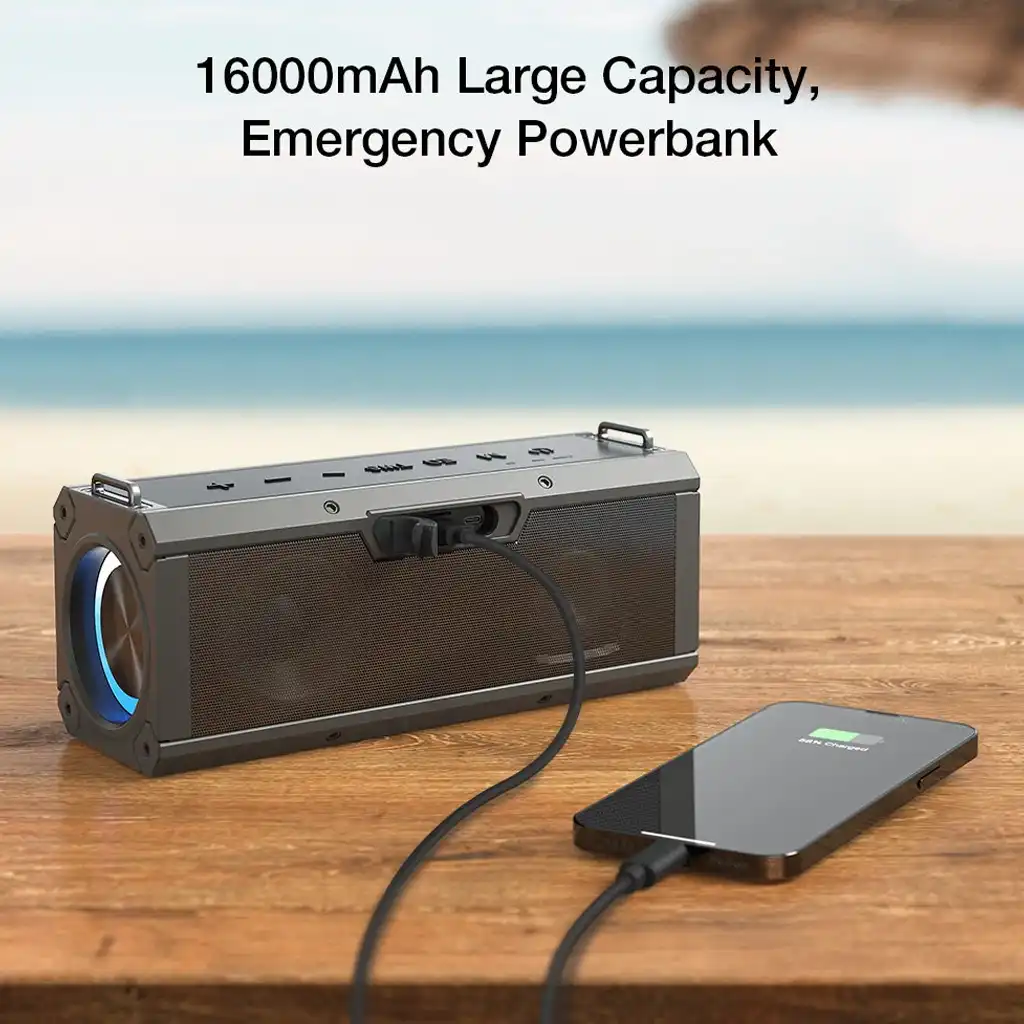 BlitzWolf BW-WA3 Pro 120W Bluetooth Speaker – Deep Bass, RGB, 16000mAh BlitzWolf BW-WA3 Pro 120W Bluetooth Speaker – Deep Bass, RGB, 16000mAh