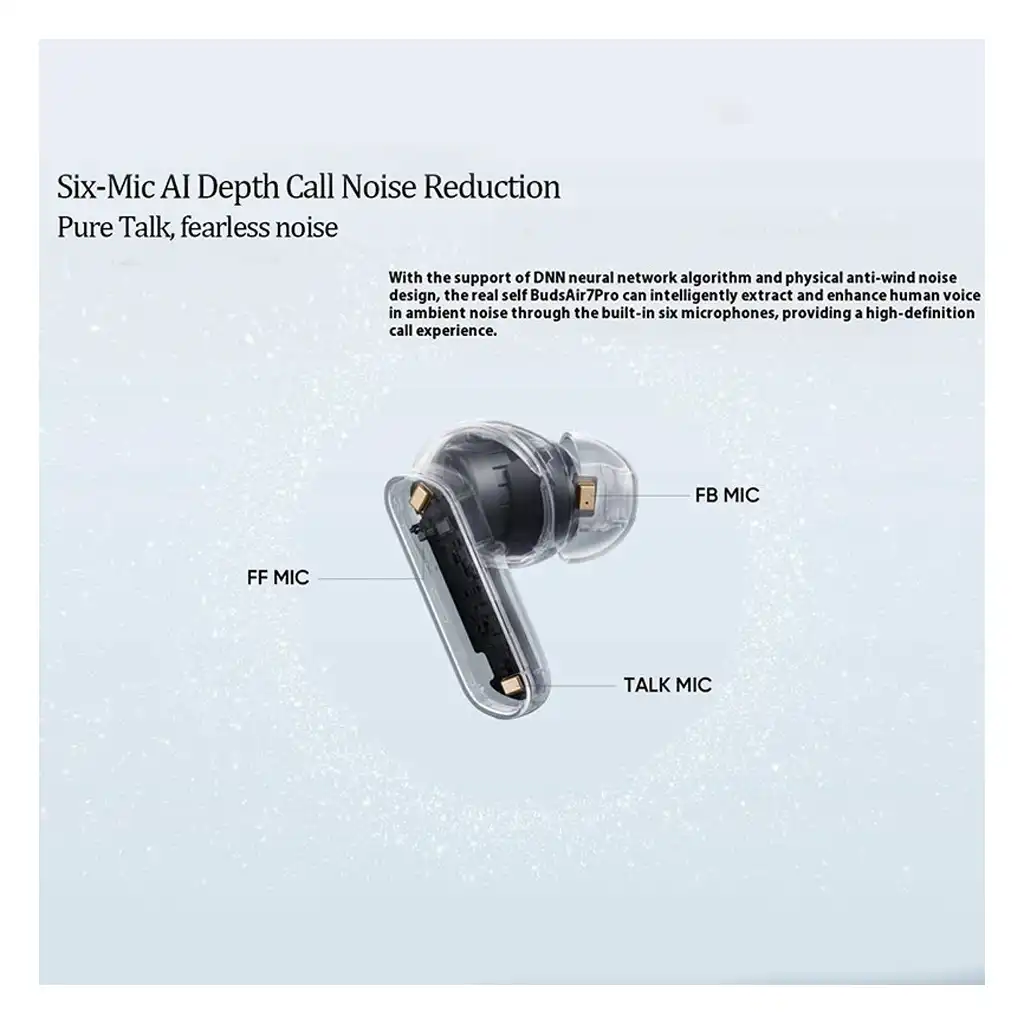 Realme Buds Air 7 Pro TWS Earbuds – ANC, Hi-Res Audio, 48H Playback Realme Buds Air 7 Pro TWS Earbuds – ANC, Hi-Res Audio, 48H Playback