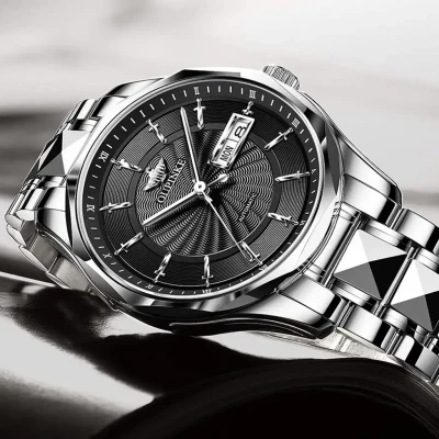 Men’s Automatic Stainless Steel Watch – Waterproof